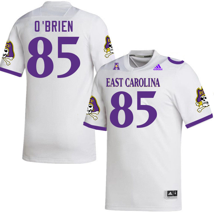 #85 Triston O'Brien East Carolina Pirates College Football Jersey Stitched-White